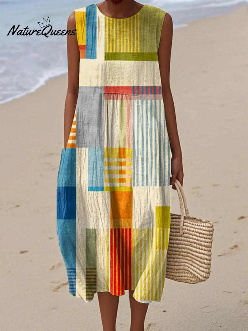 RODESSA - ARTSY PATCH DRESS