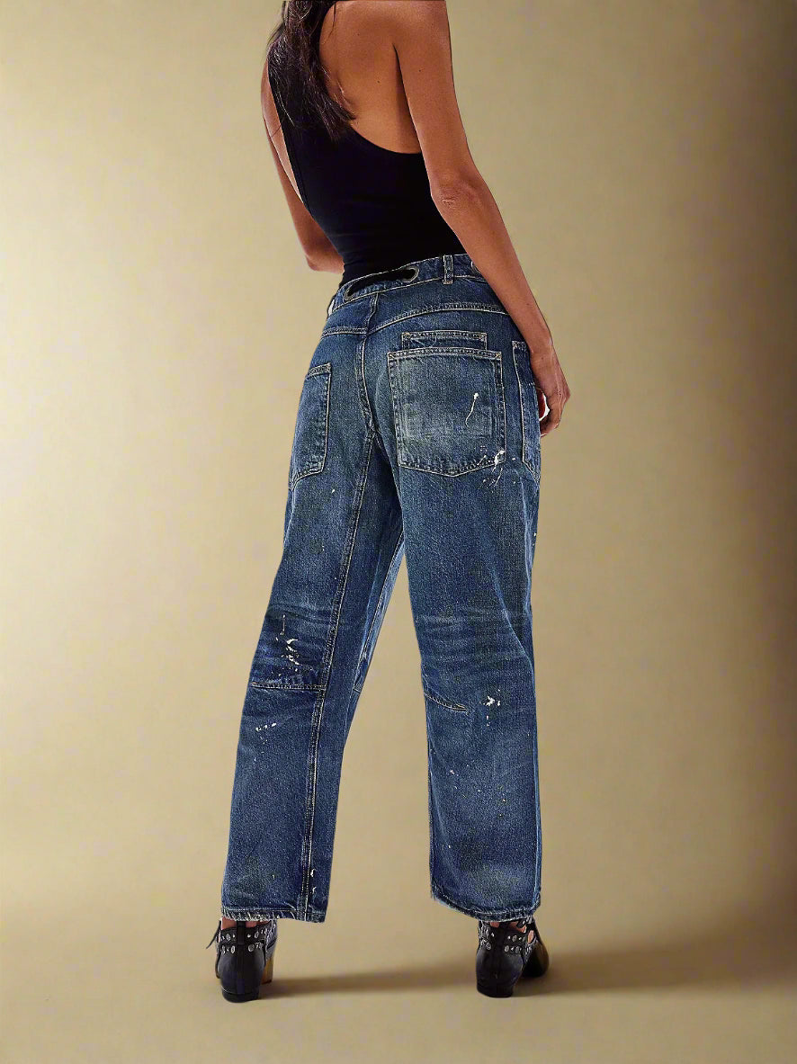 FILOMENA -LOOSE CUT PATCHWORK JEANS