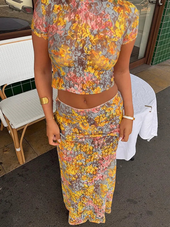 Ophelia - Women's 2-Piece Printed Set