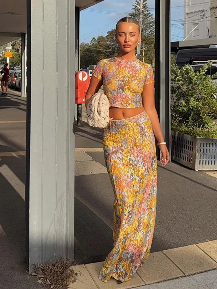 Ophelia - Women's 2-Piece Printed Set