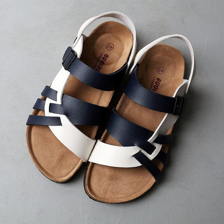 CHRISANNE - COMFY STYLE LEATHER SANDALS