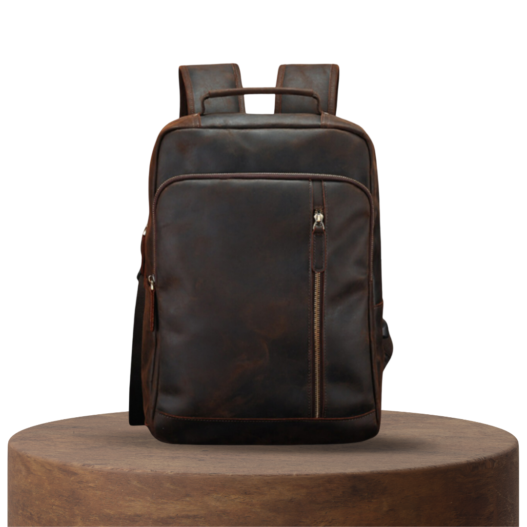 Josh | Men's Leather Professional Laptop Backpack