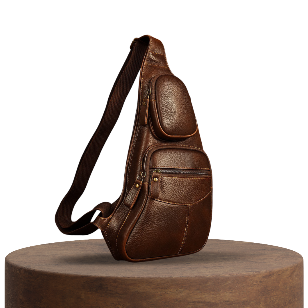 Renzo | Durable Men's Leather Sling Bag