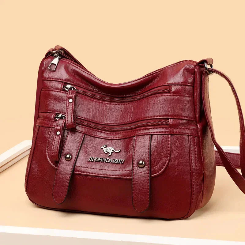 Wren - Stylish Retro Multi-Pocket PU Leather Bag