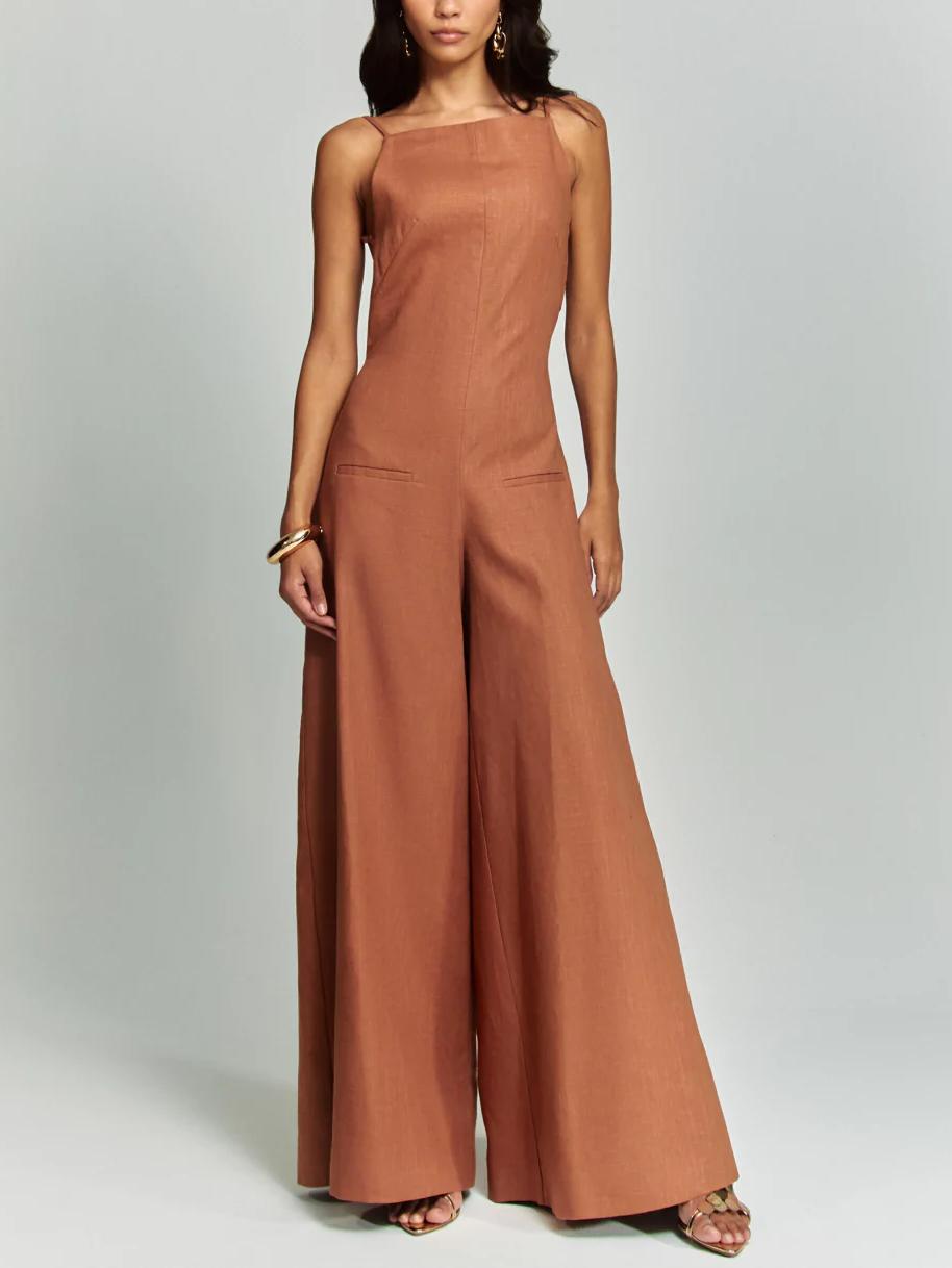 Italian Escape Halter Jumpsuit