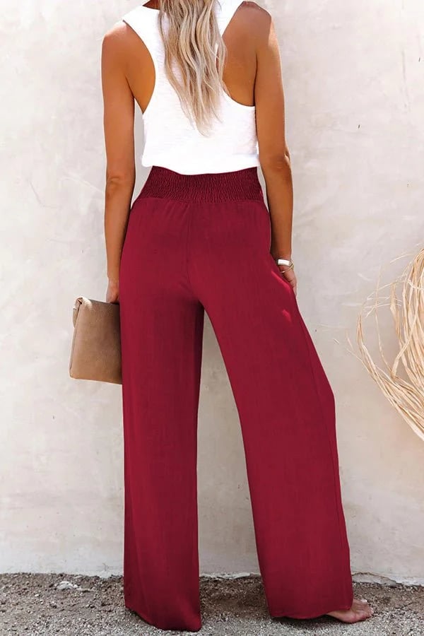 CECILIA - HIGH-WAIST RELAXED PANTS