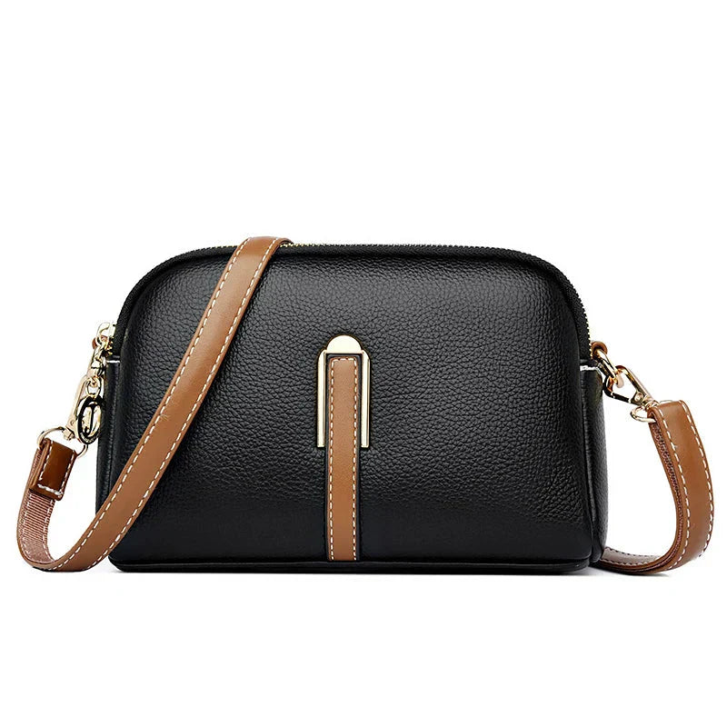 Penelope - Compact Soft Leather Shoulder Bag