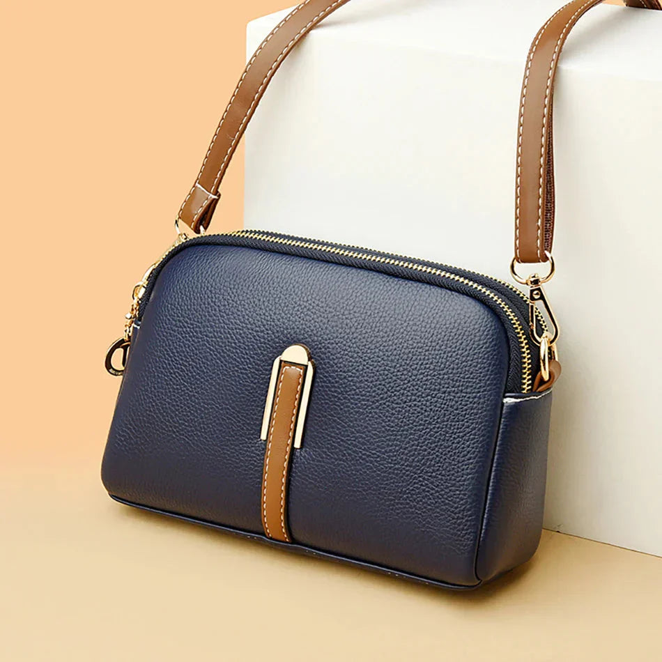 Penelope - Compact Soft Leather Shoulder Bag