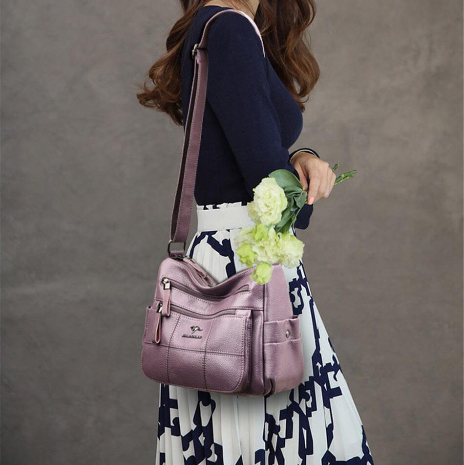 Evangeline - Designer Multi-Layer Crossbody Shoulder Bag