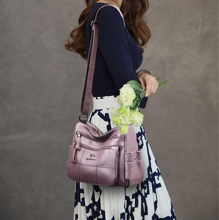 Evangeline - Designer Multi-Layer Crossbody Shoulder Bag