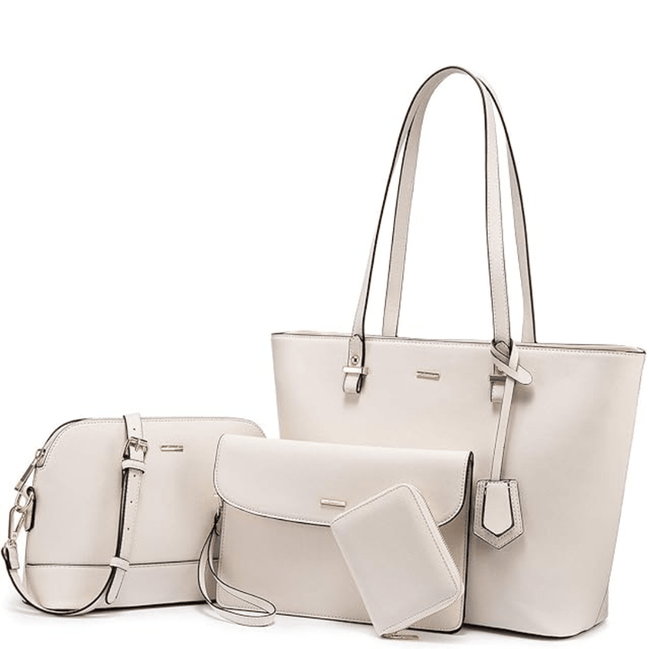 Ashby - Versatile 3-Piece Leather Handbag and Shoulder Bag Set
