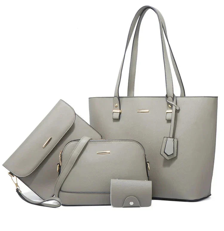 Ashby - Versatile 3-Piece Leather Handbag and Shoulder Bag Set