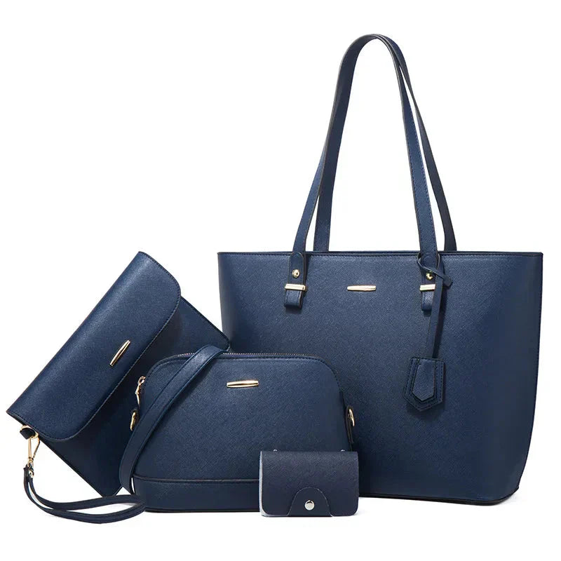 Ashby - Versatile 3-Piece Leather Handbag and Shoulder Bag Set