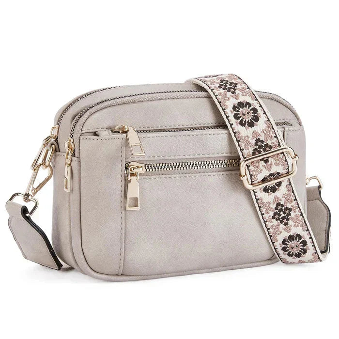 Fifer - Adjustable Colorful Strap Crossbody Bag