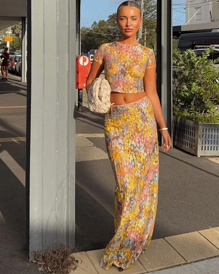 Ophelia - Women's 2-Piece Printed Set