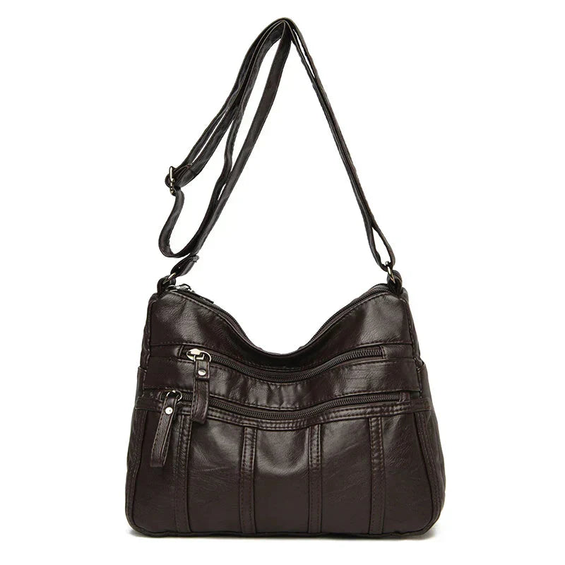Oriana - Luxury PU Leather Multi-Layer Pockets Bag