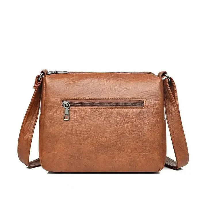 Lux - Trendy Heart Accent Crossbody Bag