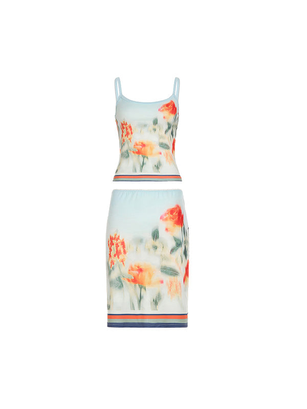 LILLIAN - TWO PIECE FLORAL FASHION SET