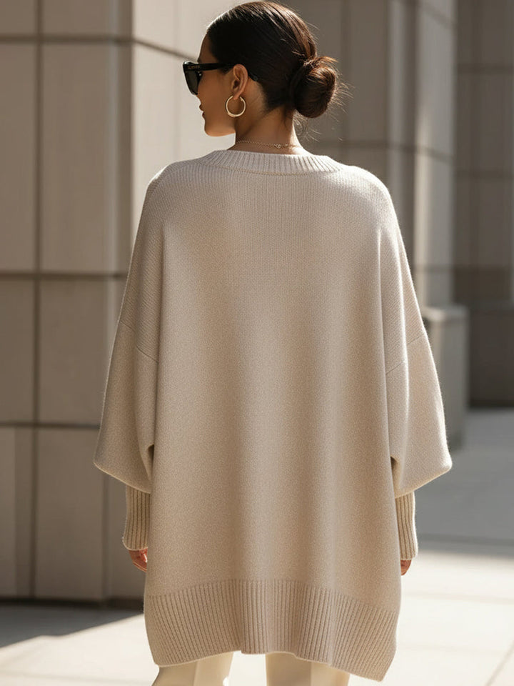 DANIELLA - FASHIONABLE OVERSIZE YARN SWEATER