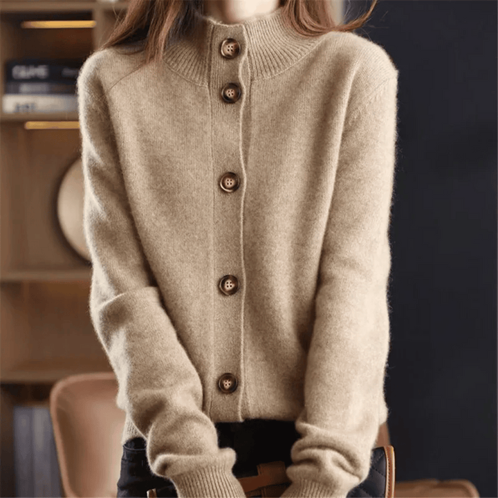 Celeste | Chic High-Neck Cardigan