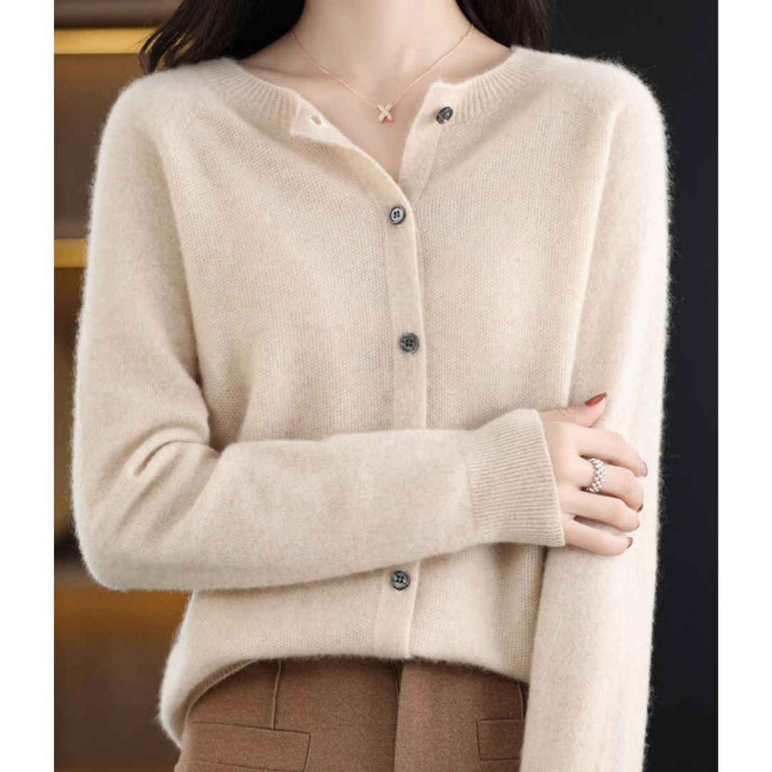 NICOLE - MERINO WOOL CASHMERE SWEATER