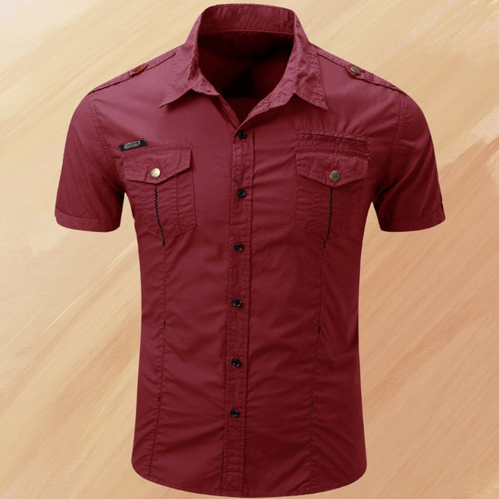 RANDALL - REFINED WARM-WEATHER BUTTON-UP WITH POCKET