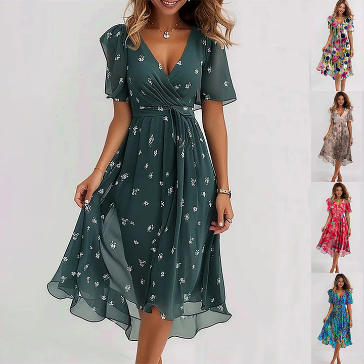 LILY™ - ELEGANT SUMMER DRESS WITH FLUID SILHOUETTE