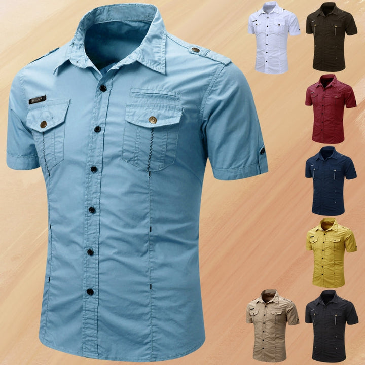 RANDALL - REFINED WARM-WEATHER BUTTON-UP WITH POCKET