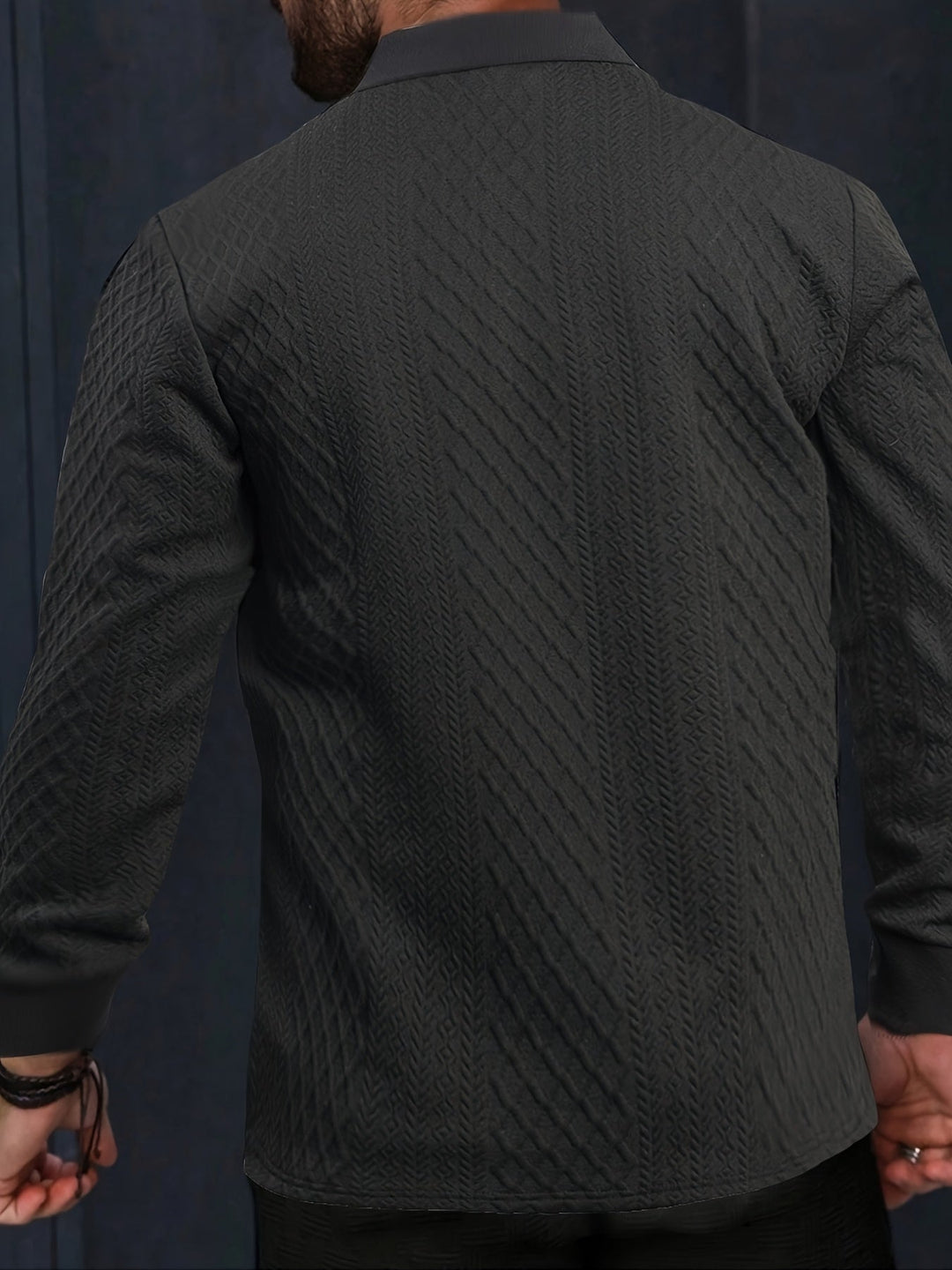 ZED - SIGNATURE TEXTURED KNIT PULLOVER