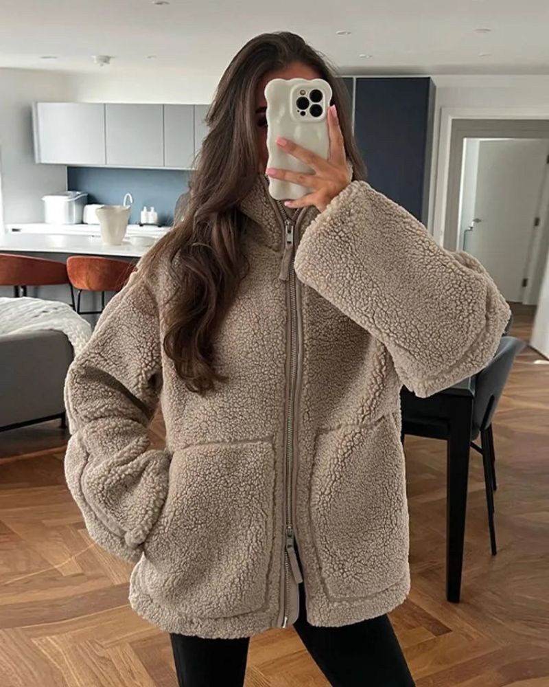 FRANCES - COZY TEDDY JACKET