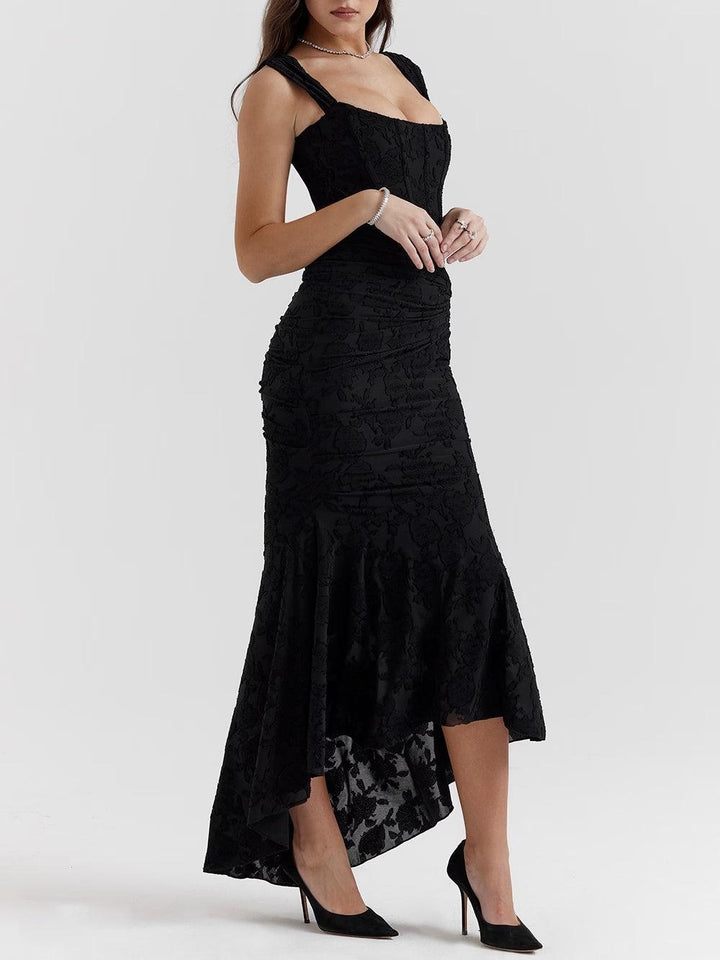 ROWAN - SKY BLOOM FLOWY MAXI DRESS