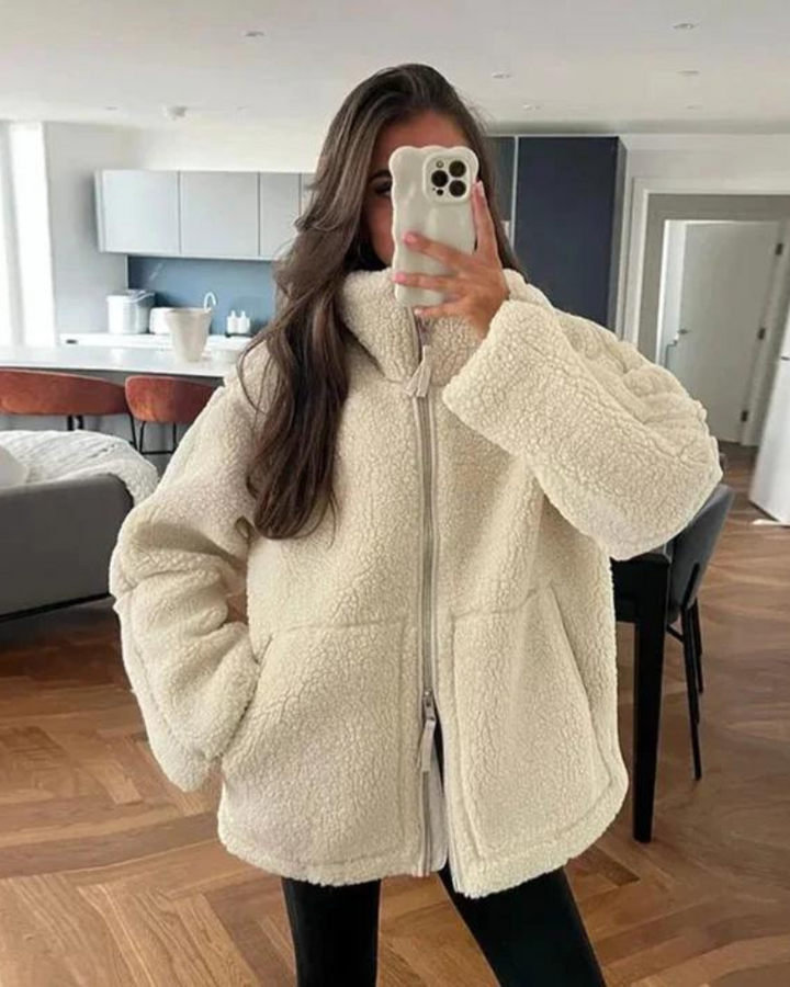 FRANCES - COZY TEDDY JACKET