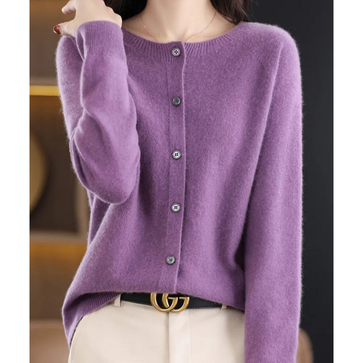 NICOLE - MERINO WOOL CASHMERE SWEATER