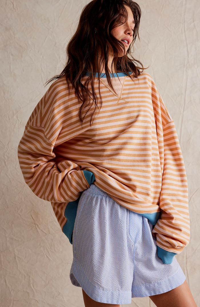 LINDA - OVERSIZED STRIPED SWEATER