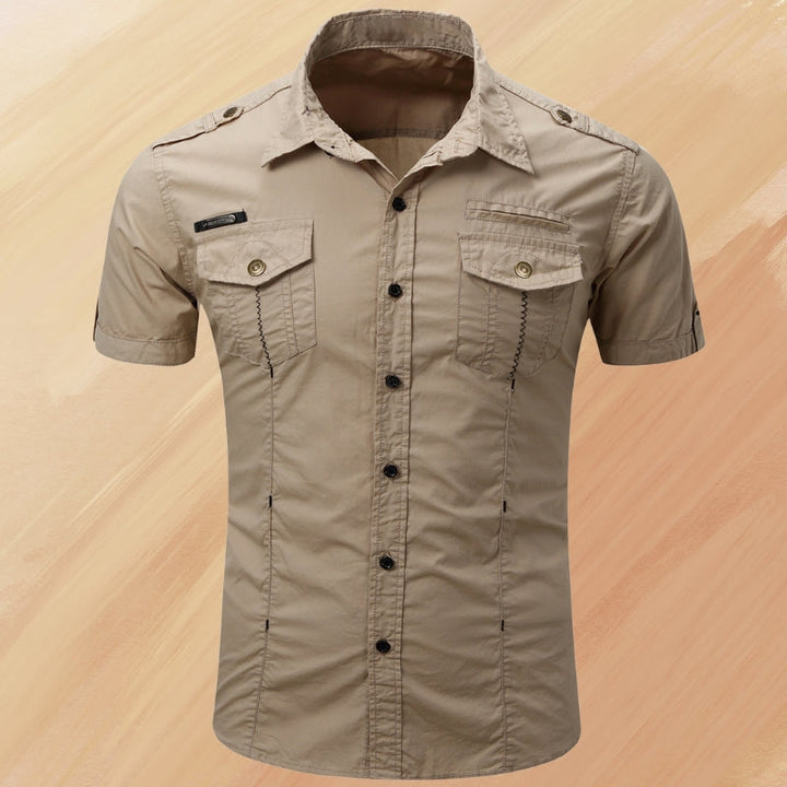RANDALL - REFINED WARM-WEATHER BUTTON-UP WITH POCKET