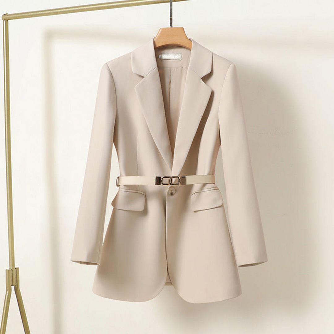 LIZA - WAIST-TIE TAILORED BLAZER