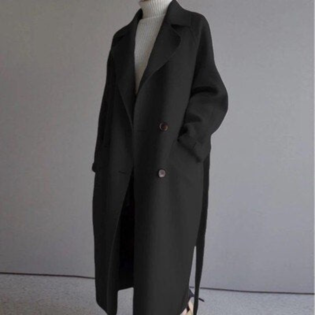 HELENA - SOPHISTICATED LONG WOOL COAT