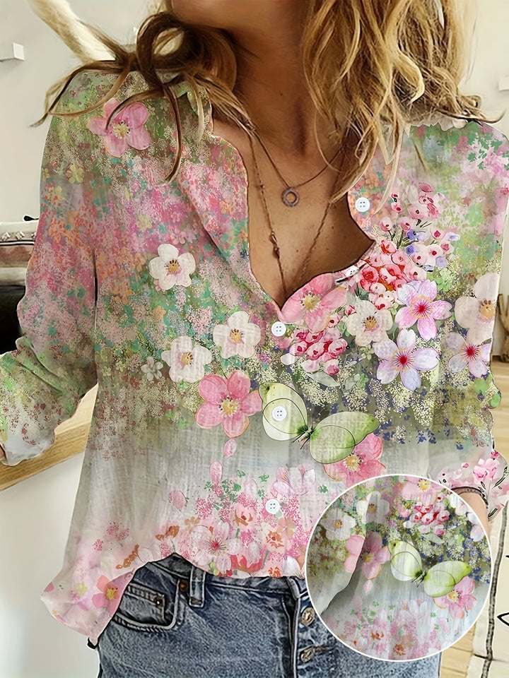 LUCIA™ - FLORAL BOHO BLOUSE
