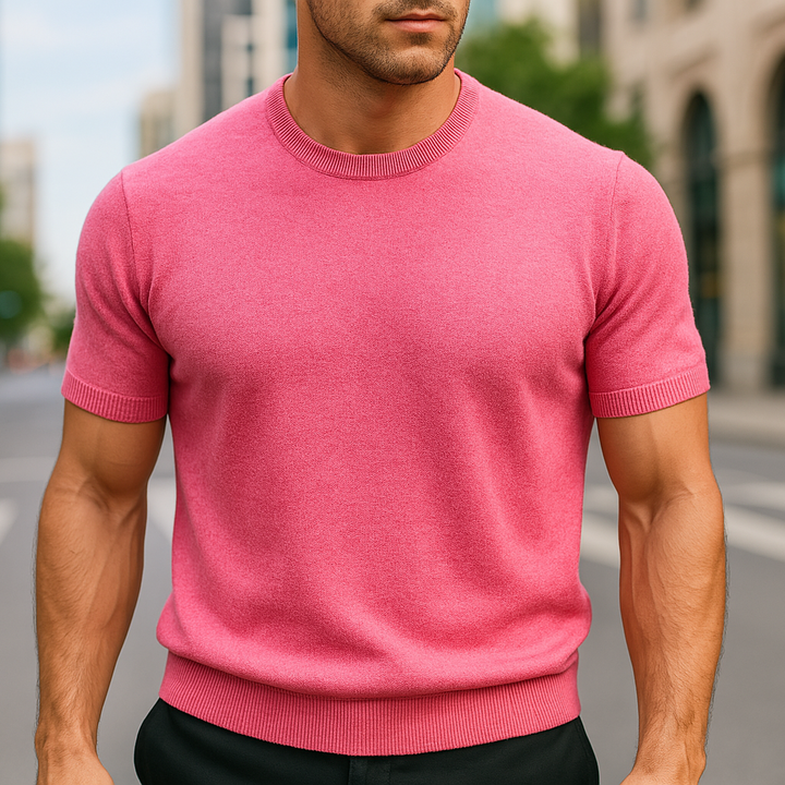 ESNOBIE - STYLISH BANDED BOTTOM T-SHIRT