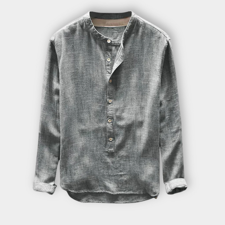 GRAYSON - CASUAL LINEN TOP