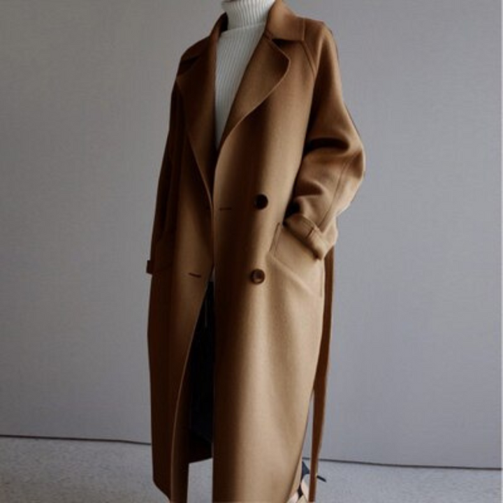 HELENA - SOPHISTICATED LONG WOOL COAT