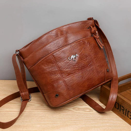 BEVERLY - SIGNATURE DESIGN LEATHER BAG