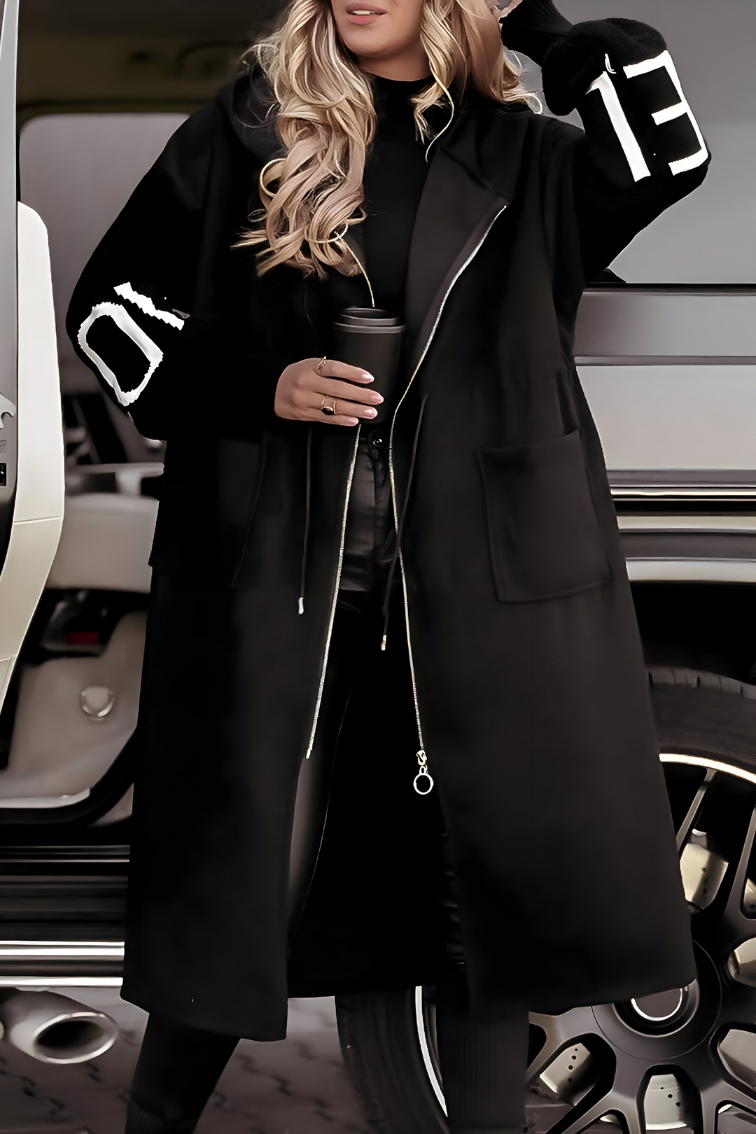 PARIS - MODERN CHIC KNIT HOODED JACKET