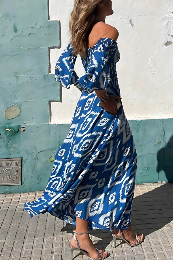 SAIGE - ELEGANT BLOOM FLORAL SPRING DRESS