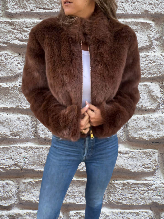 KATHLEEN - FAUX FUR WINTER JACKET