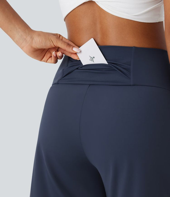 BAYLIN - ULTRA-HIGH WAIST ACTIVE SHORTS WITH POCKETS