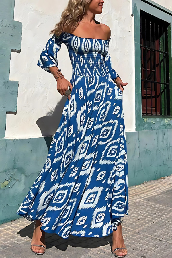 SAIGE - ELEGANT BLOOM FLORAL SPRING DRESS