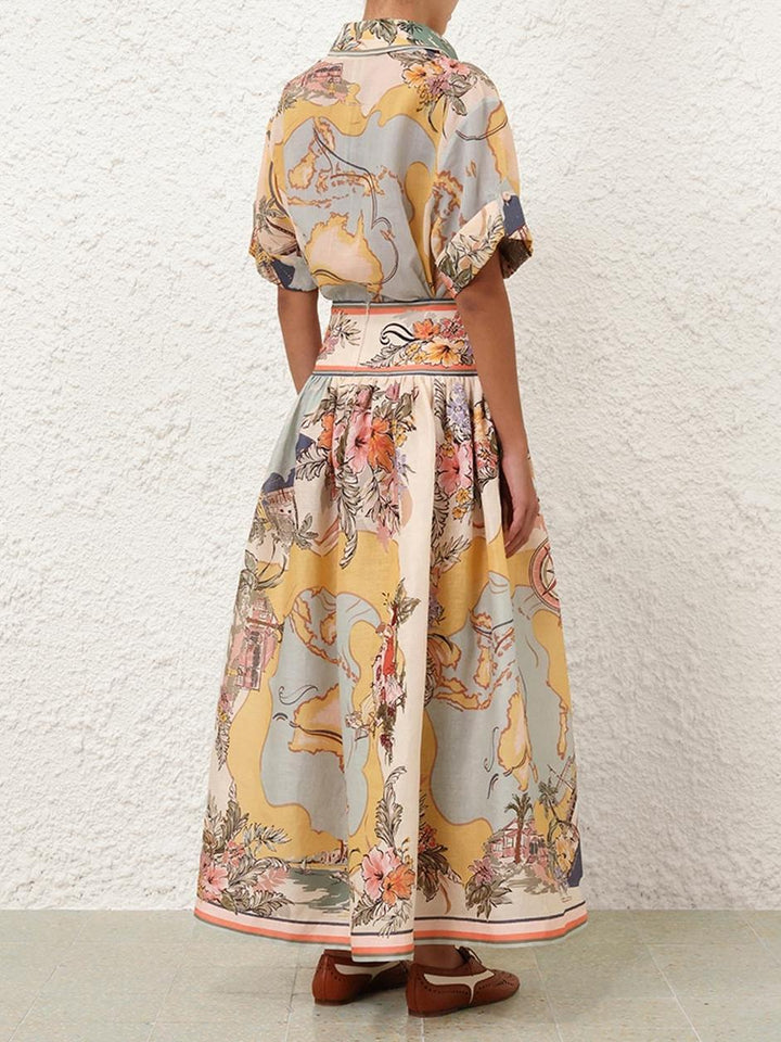 ALYSSA - ELEGANT FEMININE SKIRT and TOP