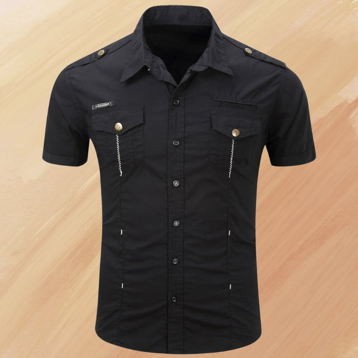 RANDALL - REFINED WARM-WEATHER BUTTON-UP WITH POCKET