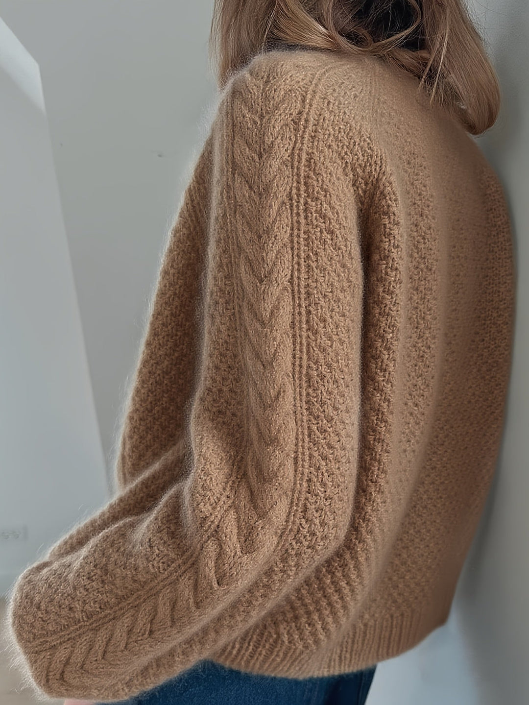 AMETHYST - CHIC BRAIDED STITCH CARDIGAN